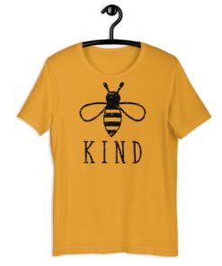 BEE Kind T-shirt - mustard