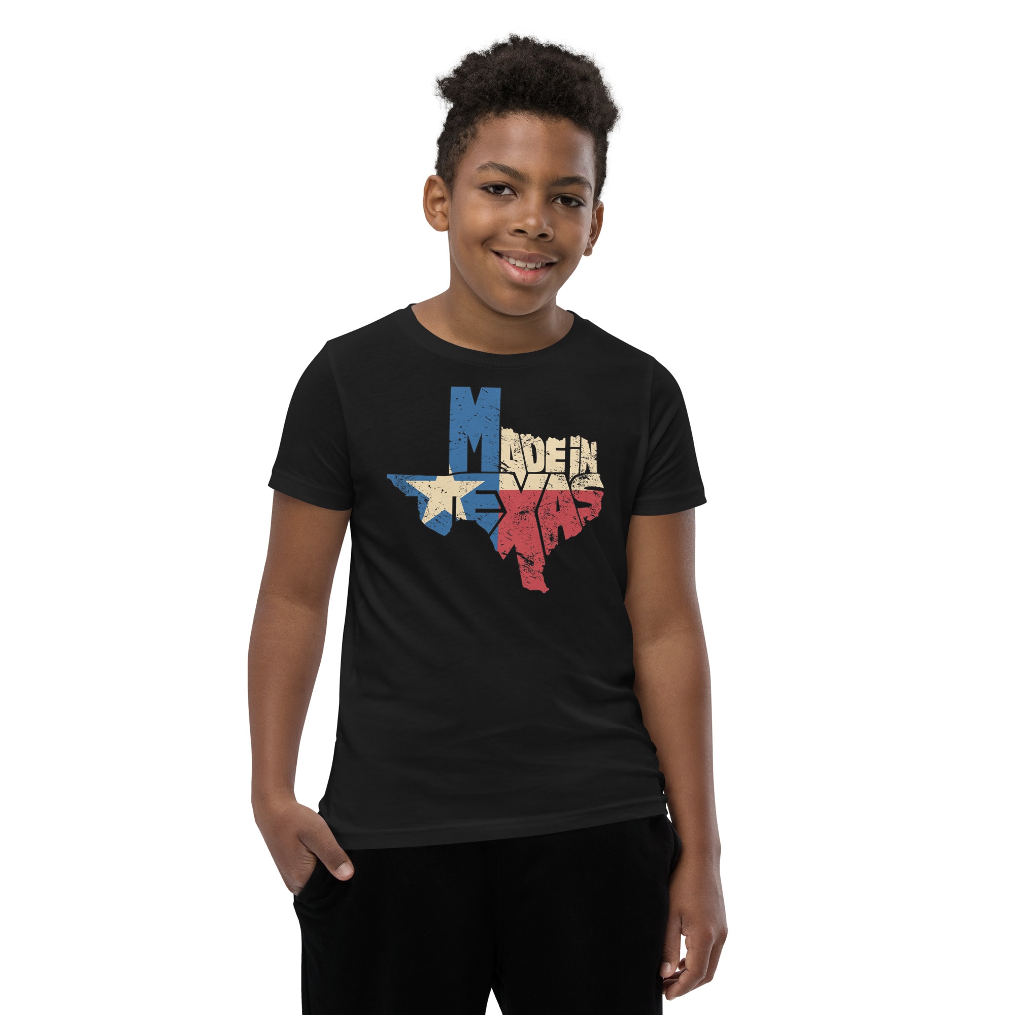 Made in Texas – Youth Short Sleeve T-Shirt - Image 2