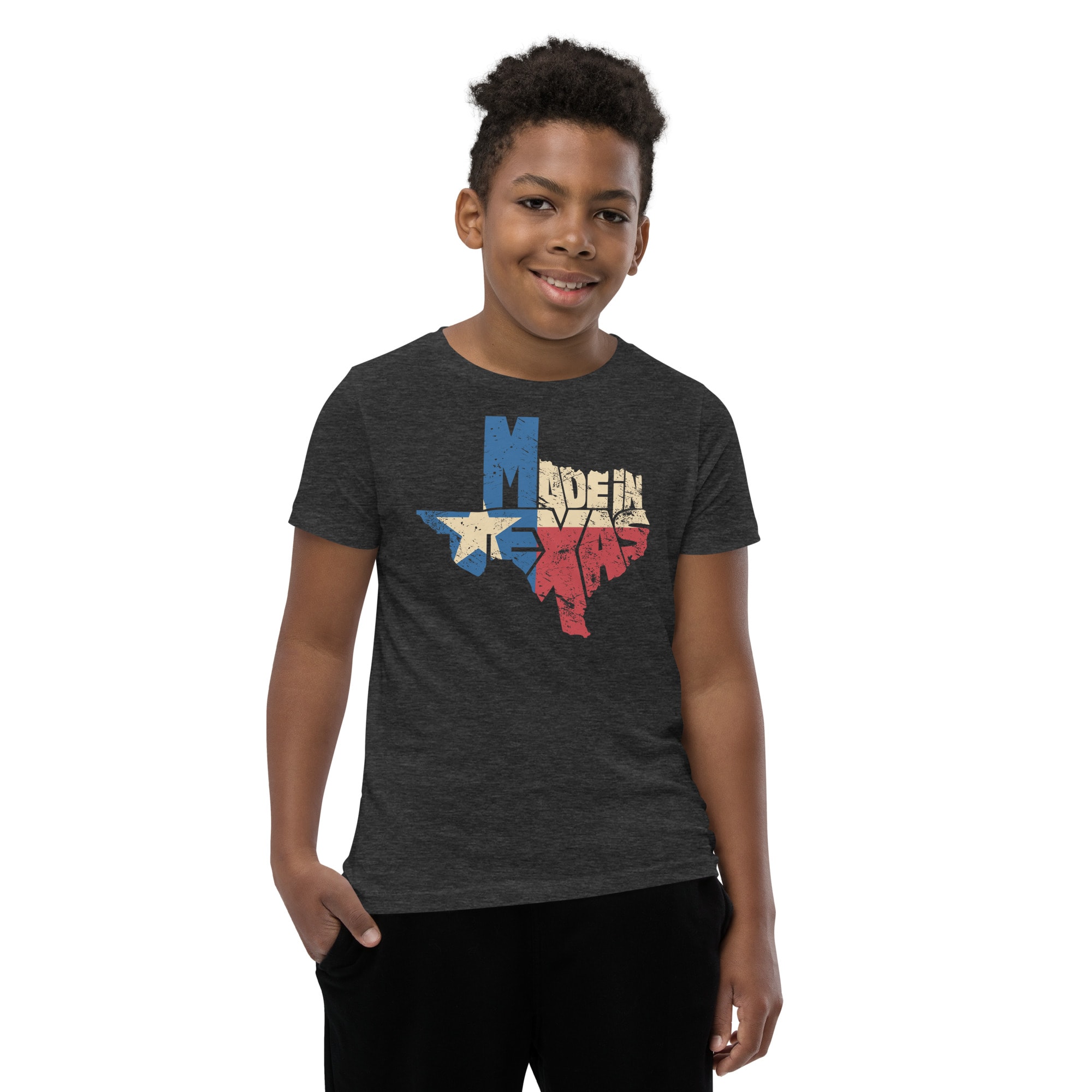 Made in Texas – Youth Short Sleeve T-Shirt - Image 3